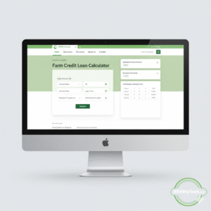 How to Use the Farm Credit Loan Calculator on AllUtilityTools.com