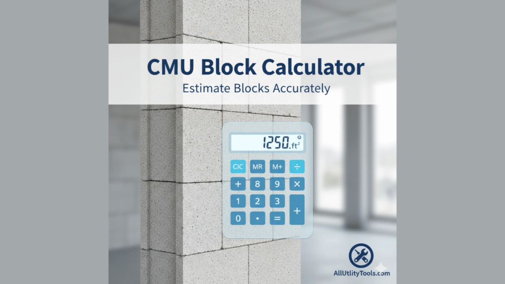 CMU Block Calculator